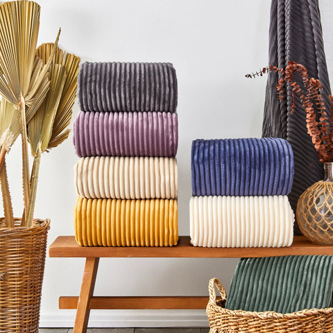 KARACA HOME JOENA INDIGO SOFT BEDSPREAD KARACA HOME JOENA INDIGO SOFT BEDSPREAD