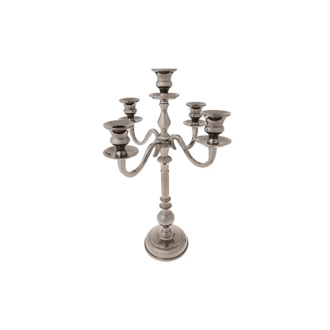 Bougeoir Karaca Jolie à 5 emplacements, 35x30cm, fumé Bougeoir Karaca Jolie à 5 emplacements, 35x30cm, fumé