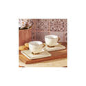 Service à Café Karaca Boyoz – 6 Tasses 85 Ml + Soucoupes – Porcelaine – Design Unique – Pour Café Ou Thé - 8