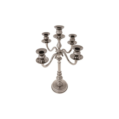 Bougeoir Karaca Jolie à 5 emplacements, 35x30cm, fumé Bougeoir Karaca Jolie à 5 emplacements, 35x30cm, fumé