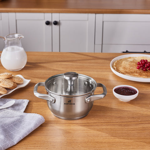 Karaca Elite, Casserole en Acier, 14cm Karaca Elite, Casserole en Acier, 14cm