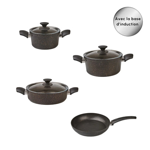 Batterie de cuisine Karaca Biogranit Black Gold, 7 pièces Batterie de cuisine Karaca Biogranit Black Gold, 7 pièces