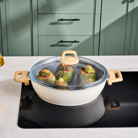 Batterie de cuisine Karaca 30 cm, crème Batterie de cuisine Karaca 30 cm, crème