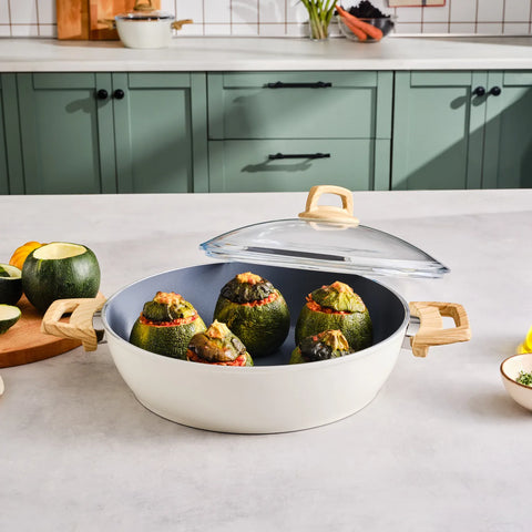 Batterie de cuisine Karaca 30 cm, crème Batterie de cuisine Karaca 30 cm, crème