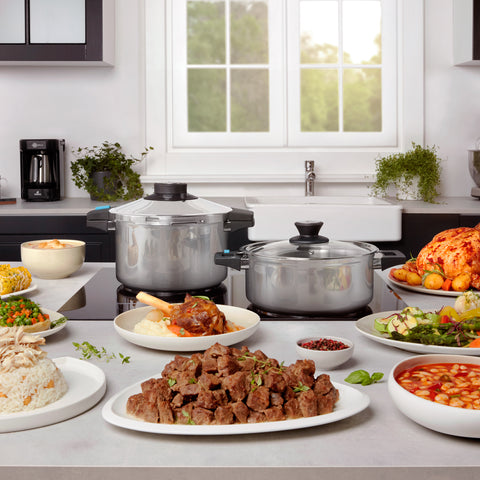 Ensemble d'autocuiseurs Karaca Quick and Safe 4+6 L Ensemble d'autocuiseurs Karaca Quick and Safe 4+6 L