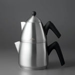 Jumbo Steel Théière en Acier avec Fond Induction, Mat