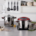 Karaca Orbit Set d'autocuiseurs 6+8 L Rouge