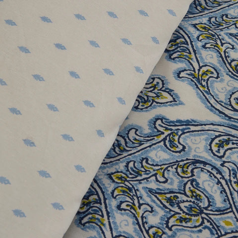 Sarah Anderson Aria Parure De Lit Double Avec Couvre-lit Offert Bleu