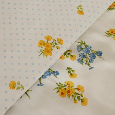 Sarah Anderson Morsey, Ensemble de Couette Matelassée pour lit Double, Jaune