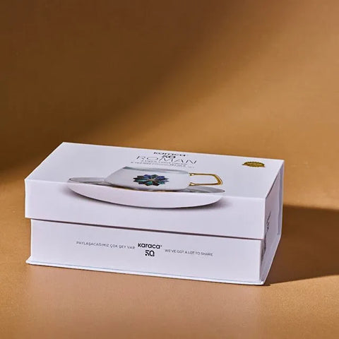 Karaca Roman Ensemble De 2 Tasses À Café Pour 2 Personnes, 90 Ml