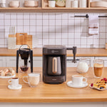Karaca Hatır Barista Machine à café latte et turc Walnut Brown