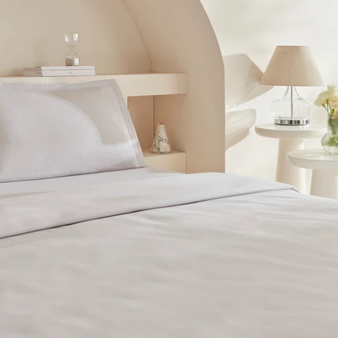 Karaca Home White Collection Lavin 100% Coton Set de Literie Double Pierre