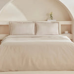 Karaca Home White Collection Lavin Ensemble de Housse de Couette 100% Coton Double Taille Beige