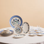 Karaca Blue Clove, Service de petit-déjeuner 26 pièces pour 6 personnes