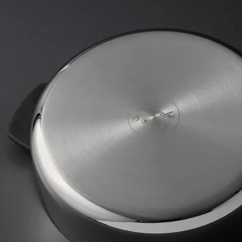 Set de casseroles en acier Jumbo Infinity 3-Ply à fond induction – 8 pièces