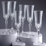 RCR Adagio Set de 6 flûtes à champagne 180 ml