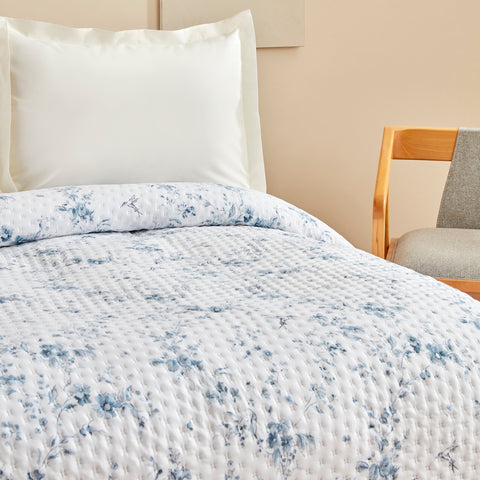 Sarah Anderson Marisa, Couvre-Lit Double Bleu