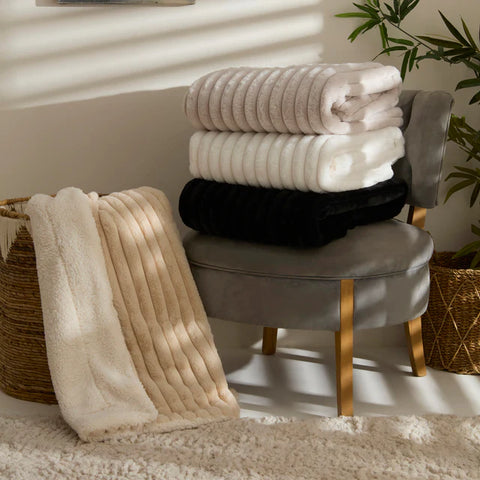 Karaca Rabbit Sher Couette 1 Place Beige