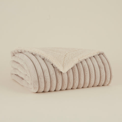Karaca Stripe, Couverture, 130x150cm, Gris