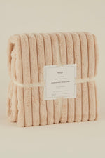 Karaca Stripe Sherpa, Couverture, 150x200cm, Écru