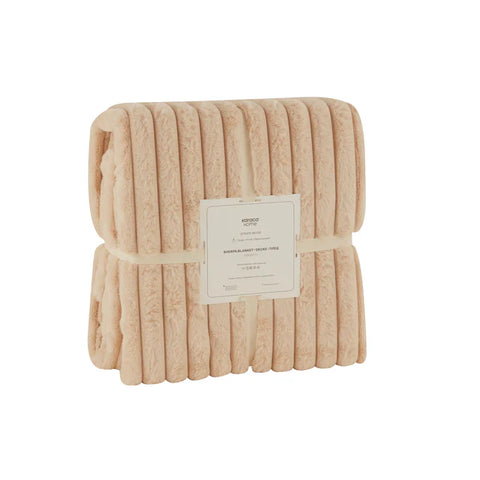Karaca Rabbit Sher Couette 1 Place Beige