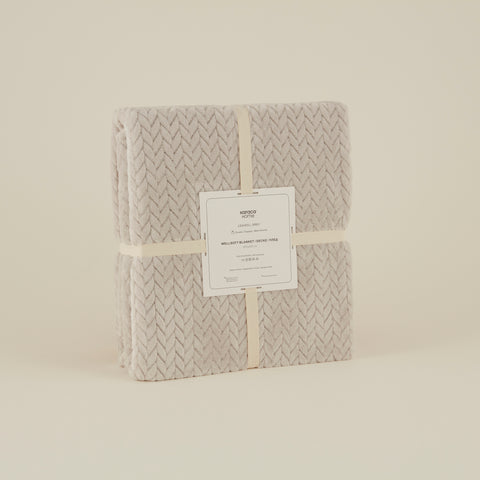 Karaca Leaves, Couverture, Double, Grise