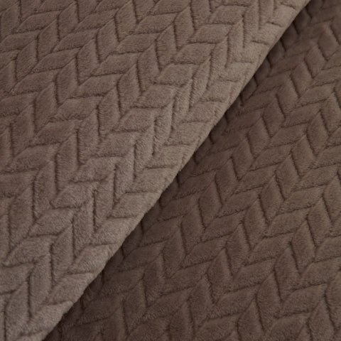 Karaca Leaves, Couverture, 200x220cm, Gris Pierre