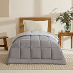 Karaca Double Face Couverture Anthracite-Gris 135x200