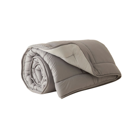 Karaca Double Face Couverture Anthracite-Gris 155x220