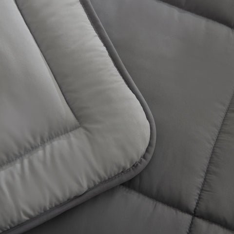 Karaca Double Face Couverture Anthracite-Gris 200x200