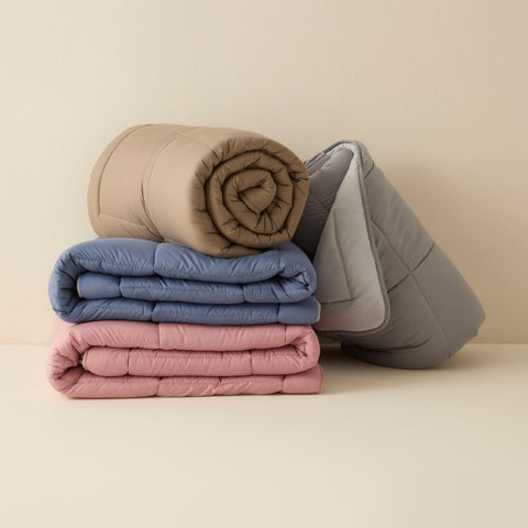 Karaca Double Face Couverture Beige-Mocha 155x220