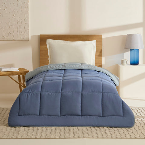 Karaca Double Face Couverture Bleu-Menthe 155x220