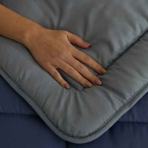Karaca Double Face Couverture Bleu-Menthe 155x220
