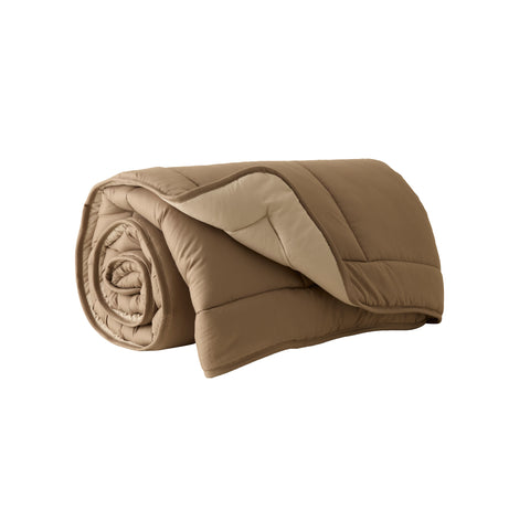 Karaca Double Face Couverture Beige-Mocha 155x220