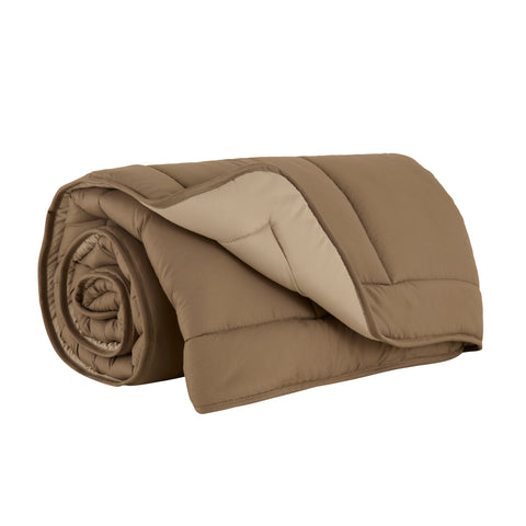 Karaca Double Face Couette Beige-Mocha 200X200