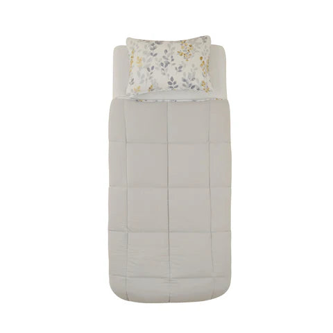 Karaca Leaf – Ensemble couette une personne gris 155 x 220 + 50 x 70