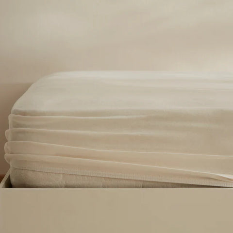 Housse de matelas Jersey Karaca Home, 160x200+30 cm, Crème