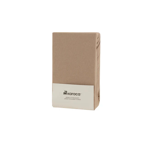 Housse de matelas Jersey Karaca Home, 140x200+30 cm, Beige