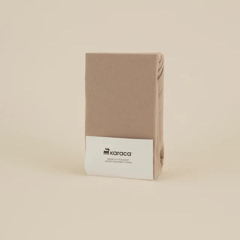 Housse de matelas Jerseystretch Karaca Home, 120x200+30 cm, Beige