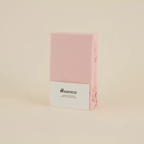 Drap-housse Jersey Karaca Home, 100x200+30 cm, Rose Pâle