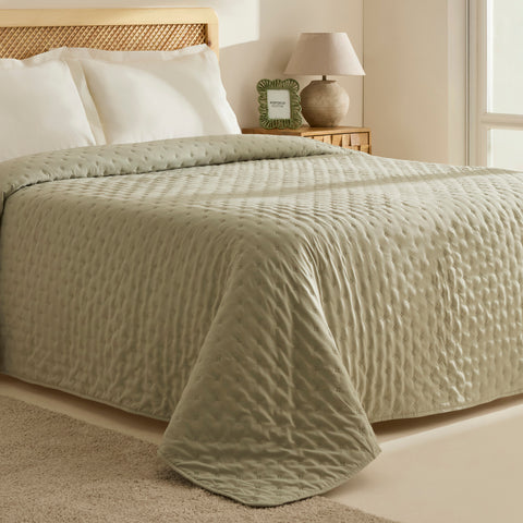 Breezy, Couvre-lit, Double, Vert