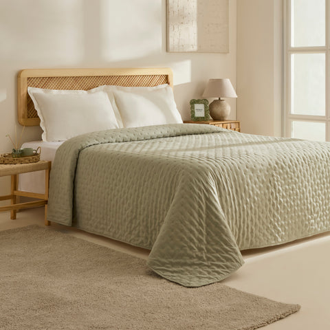 Breezy, Couvre-lit, Double, Vert