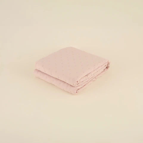 Breezy – Jeté de lit rose poudré 160 x 240 cm