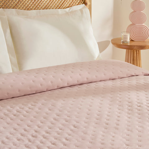Breezy, Couvre-lit, Double, Rose Poudré