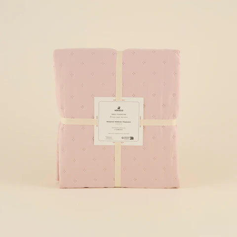 Breezy – Jeté de lit rose poudré 160 x 240 cm