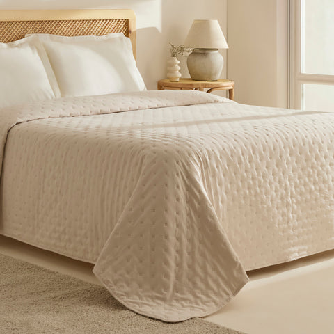 Breezy, Couvre-lit, Beige