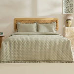Fiona, Set de Couvre-lit, Double, Vert Sauge