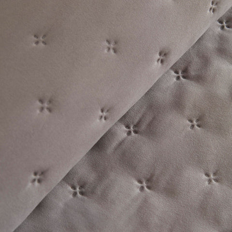 Ensemble de Couvre-lit Fiona Gris 230x240 cm + 2 Taies (50x70 cm)