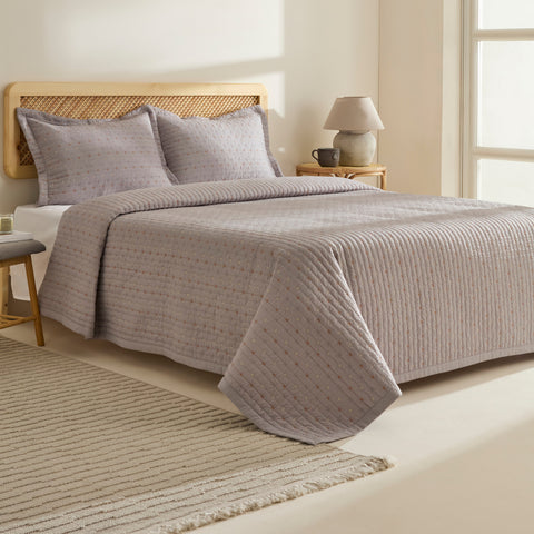 Margot, Set de Couvre-lit, Gris