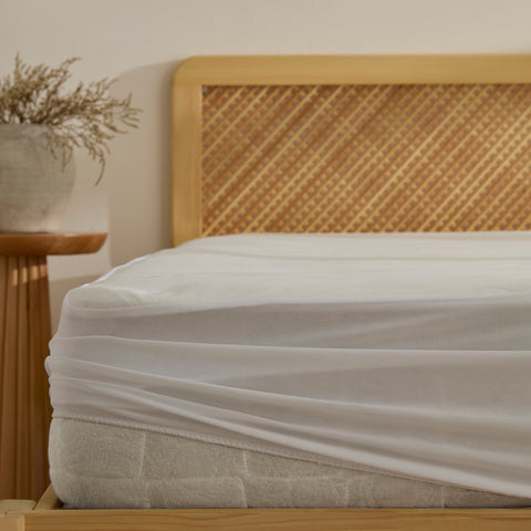 Karaca Eston Jacq. Protège-Matelas Imperméable, Blanc
